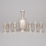 American Silver Repoussé Vase, probably Bigelow, Kennard & Co., Boston, Mass., late 19th century, to