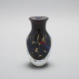 Toan Klein (American/Canadian, b.1949), Internally Decorated Glass Vase, 1987, height 7 in — 17.7 cm