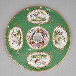French Porcelain Table Top, probably Sèvres, 19th century, diameter 13.8 in — 35 cm