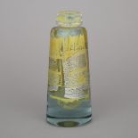 Christopher Ries (American, b.1952), Internally Decorated Glass Bottle with Stopper, 1977, height 8.