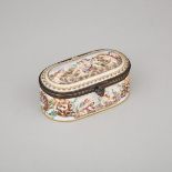 'Naples' Oblong Casket, late 19th/early 20th century, length 7 in — 17.8 cm