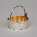 Russian Silver Pail-Form Salt Cellar, Moscow, 1809, height 2.4 in — 6 cm, diameter 2.4 in — 6.2 cm