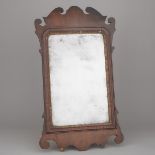 Georgian Mahogany Fretwork Mirror, 18th century, 32.25 x 18.75 in — 81.9 x 47.6 cm