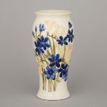 Moorcroft Spring Flowers Vase, 1930s, height 10.6 in — 27 cm