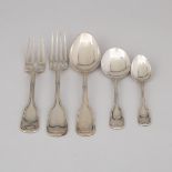 German Silver 'Alt-Faden' Flatware, 20th century (37 Pieces)