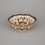 Royal Crown Derby 'Imari' (2451) Pattern Fruit Bowl, 1910, height 3.6 in — 9.1 cm, diameter 10.7 in