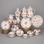 Meissen 'Red Dragon' Pattern Service, 20th century, largest pot height 9.3 in — 23.5 cm (75 Pieces)