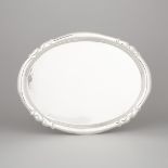 Czechoslovakian Silver Tray, probably Franz Bibus, c.1930, length 22.1 in — 56.2 cm