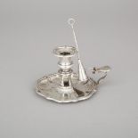 William IV Silver Chamberstick, S. C. Younge & Co., Sheffield, 1831, height 3.5 in — 9 cm