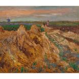 Jan Altink (1885-1971), LANDSCHAP GRONINGEN, 1951, Oil on canvas; signed and dated '51 lower right,