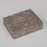 Dendritic Mineral Crystalline Dresser Box, 20th centuruy, 1.75 x 5.25 x 4.75 in — 4.4 x 13.3 x 12.1
