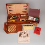 Group of Games and Games Compendiums, early 20th century, largest 3.3 x 19.5 x 10.25 in — 8.4 x 49.5