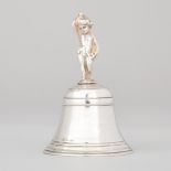 George III Silver Table Bell, William Cattell, London, 1783, height 3.6 in — 9.2 cm