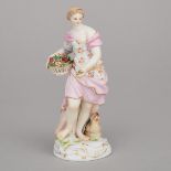 Meissen Figure of 'Spring', early 20th century, height 5.3 in — 13.5 cm