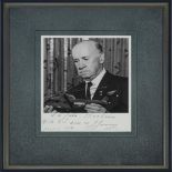 Autographed Portrait Photograph of Igor Sekorsky (1889-1972, Jan. 30, 1970, frame 17.75 x 15 in — 45