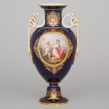 Meissen Two-Handled Vase, early 20th century, height 14.4 in — 36.5 cm