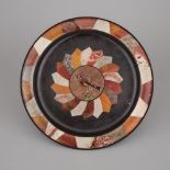 Italian Specimen Marble Pietra Dura Footed Dish, mid 19th century