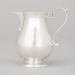 George II Silver Cream Jug, James Goodwin, London, 1729, height 3.5 in — 9 cm