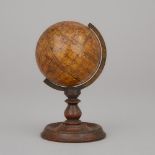 George III 2 3/4 Inch Terrestrial Pocket Globe on Stand, Nicholas Lane, dated 1776, height 5 in — 12