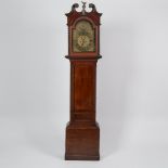 Georgian Mahogany Tall Case Clock, Edward Cockey, Warminster, 18th century and later, height 88 in —