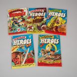Five Canadian Educational Projects Inc., 'Canadian Heroes' Comics, 1943-45, 10.3 x 7 in — 26.2 x 17.