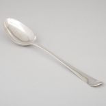 George II Silver Hanoverian Pattern Ragout Spoon, Marmaduke Daintrey, London, 1745, length 14.6 in —