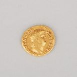 Roman Gold Nero Aureus c.54-68A.D., obverse: Laureate head right "NERO CAESAR AVGVSTVS" reverse: Jup
