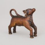 North Indian Bronze Model of Nandi, 18th century, 2.75 x 3 in — 7 x 7.6 cm