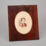 Russian School, early 19th century, PORTRAIT MINIATURE OF A YOUNG BOY, 11.2 x 9.5 in — 28.5 x 24.1 c