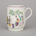 Bow Baluster Shaped Large Mug, c.1750, height 5.4 in — 13.6 cm