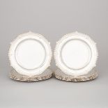 Set of Twelve George III Silver Dinner Plates, Paul Storr, London, 1815, diameter 10.4 in — 26.4 cm