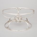 George III Silver Dish Stand, Richard Morton & Co., Sheffield, 1805, height 5.5 in — 14 cm, diameter