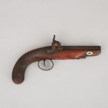 Irish Percussion Cap Pistol, Thomas James Boyd, Limerick, c.1830, diameter 10 in — 25.4 cm