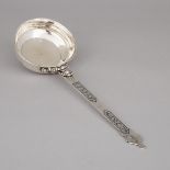 Russian Nielloed Silver Large Ladle, Tiflis, 1846, length 15.7 in — 40 cm