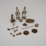 Collection of Ashanti Gold Weighing Accessories, 19th/early 20th century (14 Pieces)