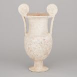 Canosan Pottery Volute Krater, Apulia, Late 4th-Early 3rd century B.C., height 16 in — 40.6 cm