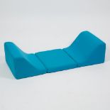 Johannes Larsen (b.1912) 'Cubo' Adjustable Cushion Ottoman, c.1967, collapsed 15 x 20 x 15 in — 38.1