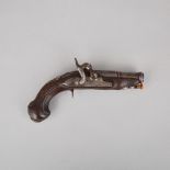 French Cannon Barrel Pistol, Carnet à Orgelet, mid 18th century, length 8.25 in — 21 cm