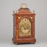 George III Mahogany Bracket Clock, George Margetts, London, c.1770, height 18.9 in — 48 cm