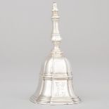 Victorian Silver Table Bell, Susannah Brasted, London, 1893, height 4.6 in — 11.6 cm