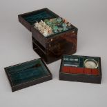 Japanese Lacquer Apothecary Case, 19th century, 7.75 x 7.5 x 6.25 in — 19.7 x 19.1 x 15.9 cm