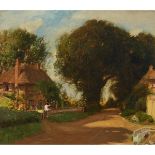 Sir David Murray (1849-1933), IN A SUSSEX LANE, 1896, Oil on canvas; signed and dated 96 lower left,
