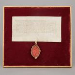 Austrian Medieval Parchment Indenture, 1366, 14 x 15.75 in — 35.6 x 40 cm