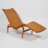 Bruno Mathsson ‘Model 36’ Lounge Chair, mid 20th century, length 60 in — 152.4 cm