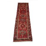 Karadge Runner, Persian, late 20th century, 11 ft 2 ins X 3 ft — 3.4 m X 0.9 m