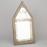 Italian Silver Mounted Etched Easel Mirror, 17th century, height 24 in — 61 cm