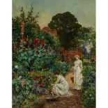 Henry John Yeend King (1855-1924), AS FAIR AS THE FLOWERS, Oil on canvas; signed lower right, titled