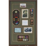 Lt. William A. Stewart, Three Rivers Regiment, WWII Medal Group and Archive, 1943-45, 37 x 23 in —