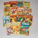 Fifteen Canadian WWII Era Comics, 1943-44, 10 x 7.5 in — 25.4 x 19.1 cm