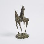 Francesco Marino Di Teana (1920-2012), CHEVALIER VICTOIRE, CIRCA 1953, Bronze with green/brown patin